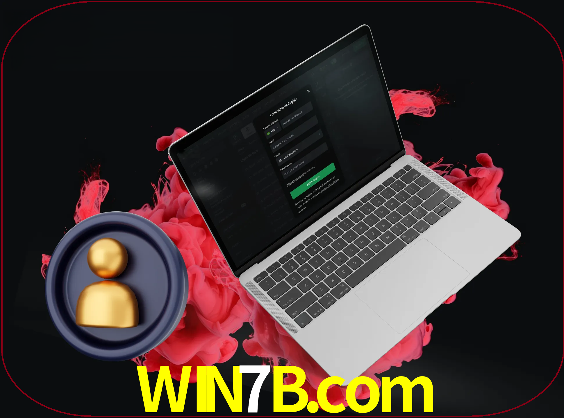 No cabeçalho do site win7b, clique no botão que o levará a um formulário especial onde terá de introduzir as suas informações actuais.