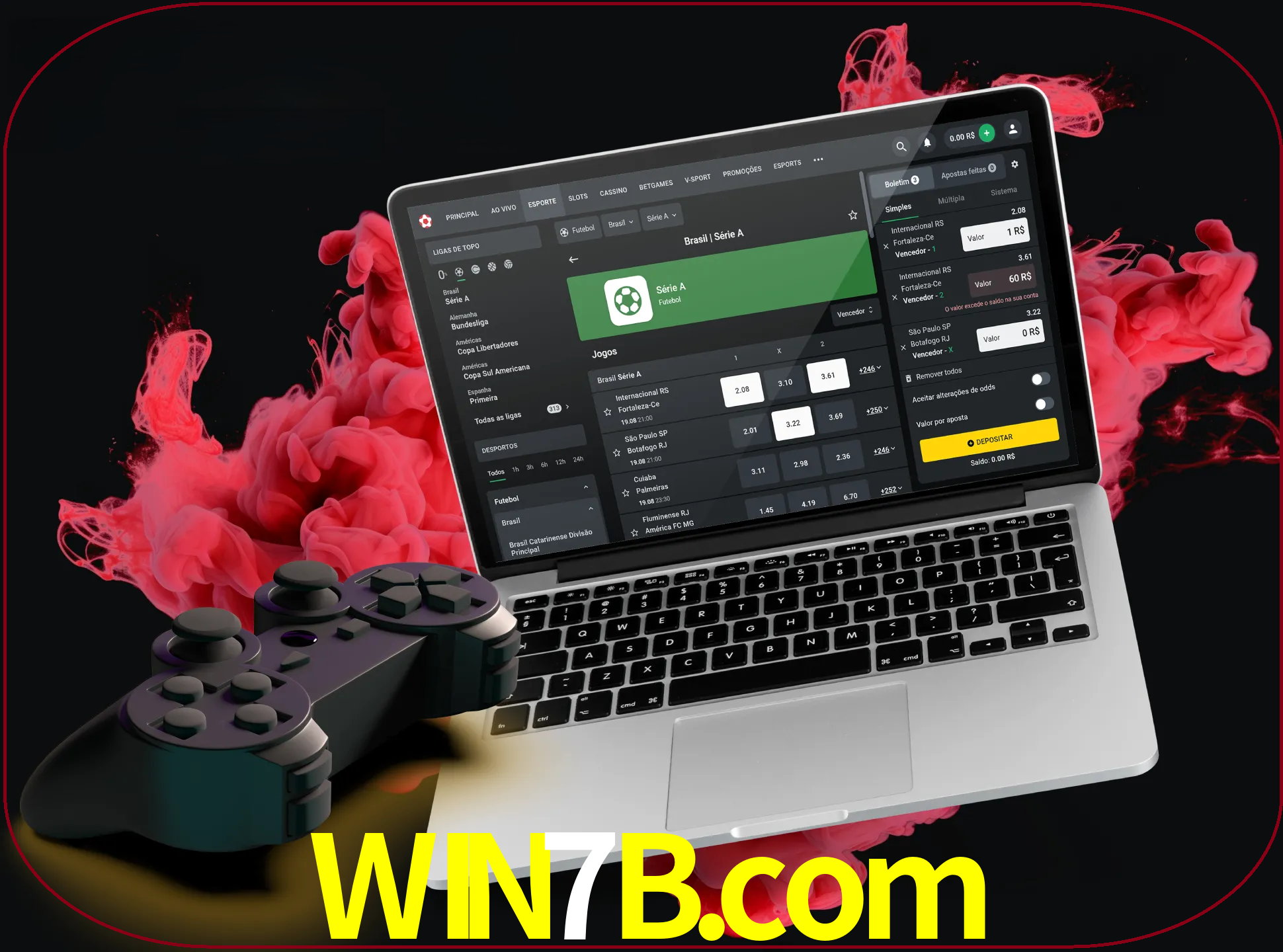 Visite a secção especial de jogos de vídeo em win7b para descobrir em que jogos pode apostar e ganhar muito dinheiro.